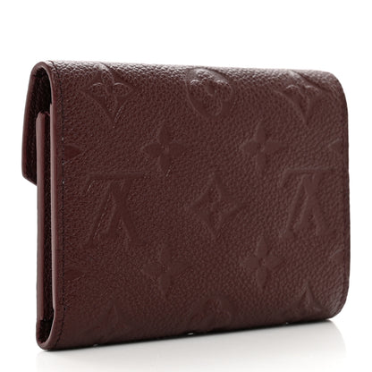 Louis Vuitton Empreinte Victorine Wallet Wine 3 of 8