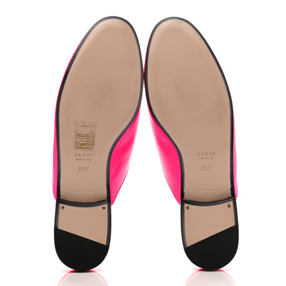 Gucci Calfskin Womens Princetown Slippers 35.5 Fuxia Fluo 5 of 8