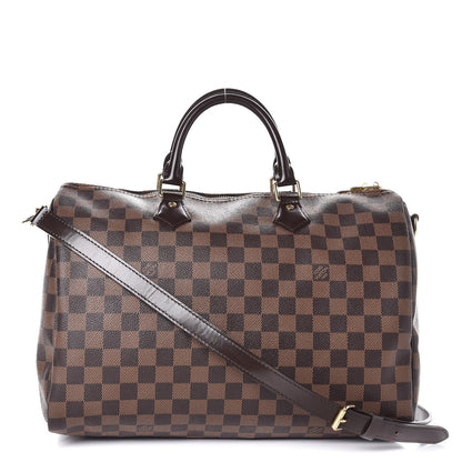 Louis Vuitton Damier Ebene Speedy Bandouliere 35 1 of 15