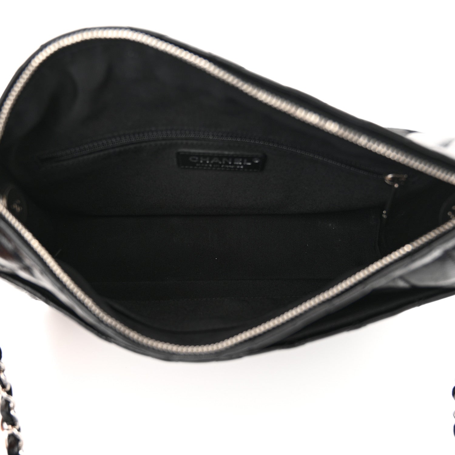 Chanel Aged Calfskin Quilted Large Working Vibe Camera Case Black 5 of 10