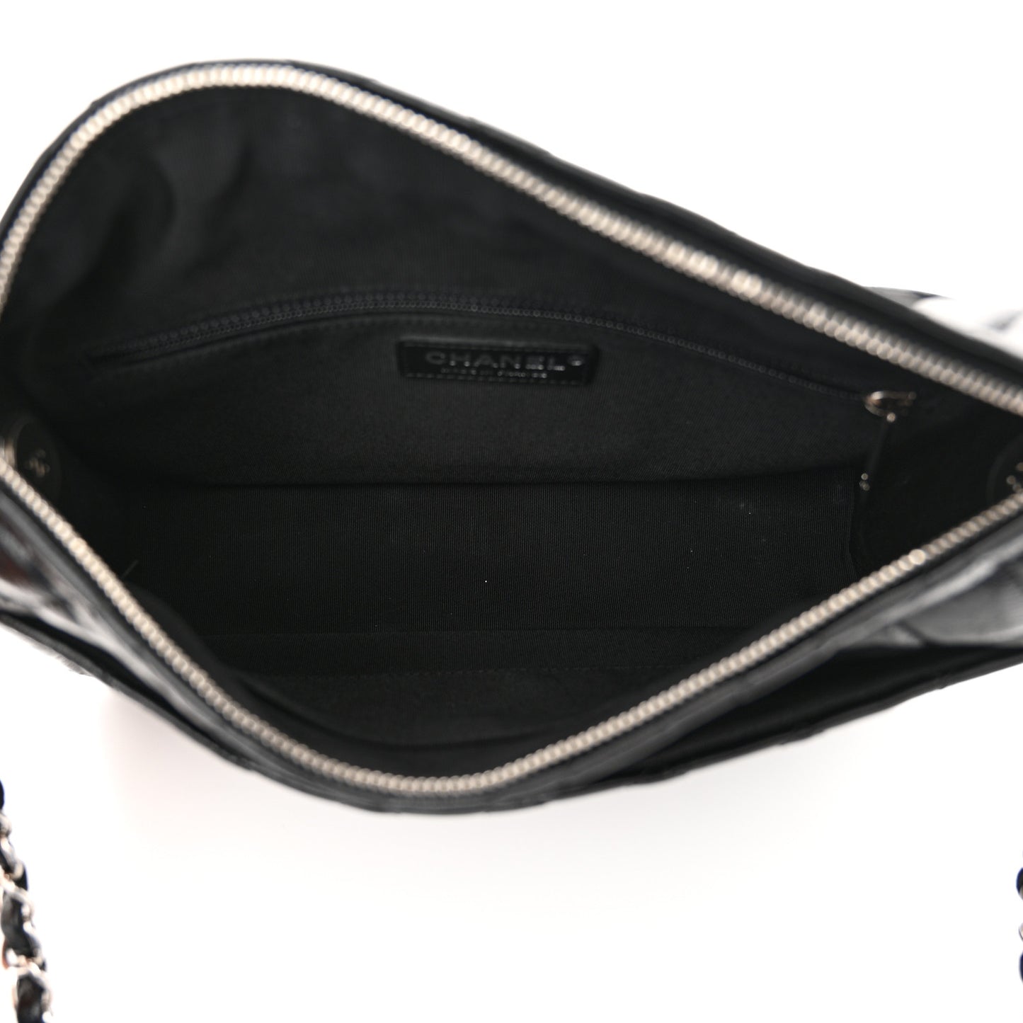 Aged Calfskin Quilted Large Working Vibe Camera Case Black