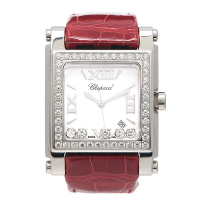Chopard Stainless Steel Alligator Diamond Bezel 36mm Happy Diamonds Quartz Watch 1 of 6