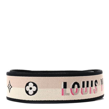 Louis Vuitton Jacquard Speedy Bandouliere 20 Shoulder Strap Black 2 of 6