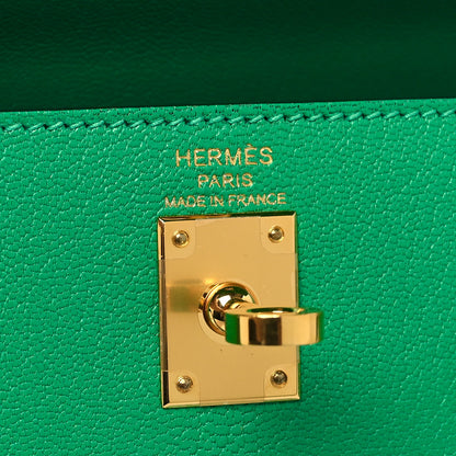 Hermes Chevre Mysore Kelly Sellier 25 Menthe 6 of 10