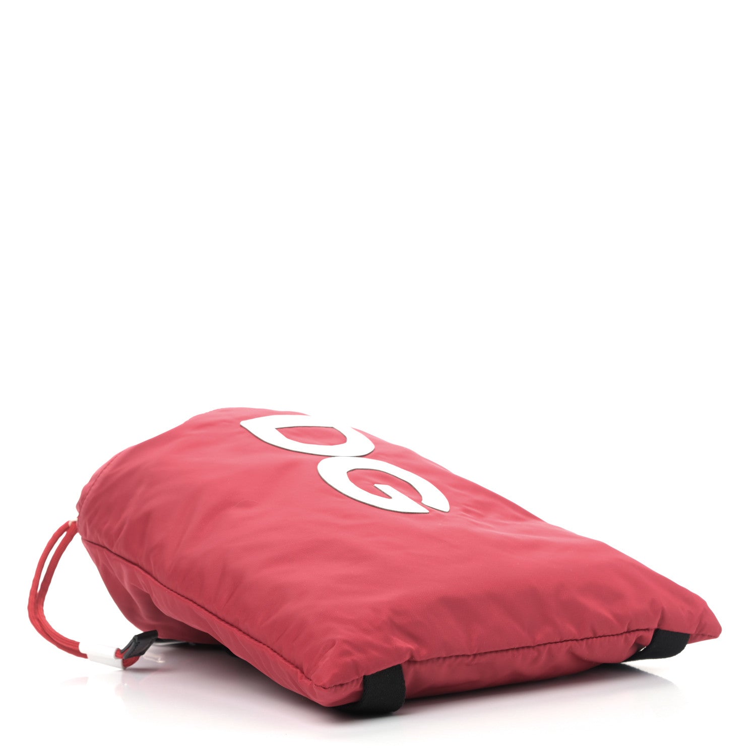 Dolce & Gabbana Nylon DG Drawstring Backpack Red White 3 of 7