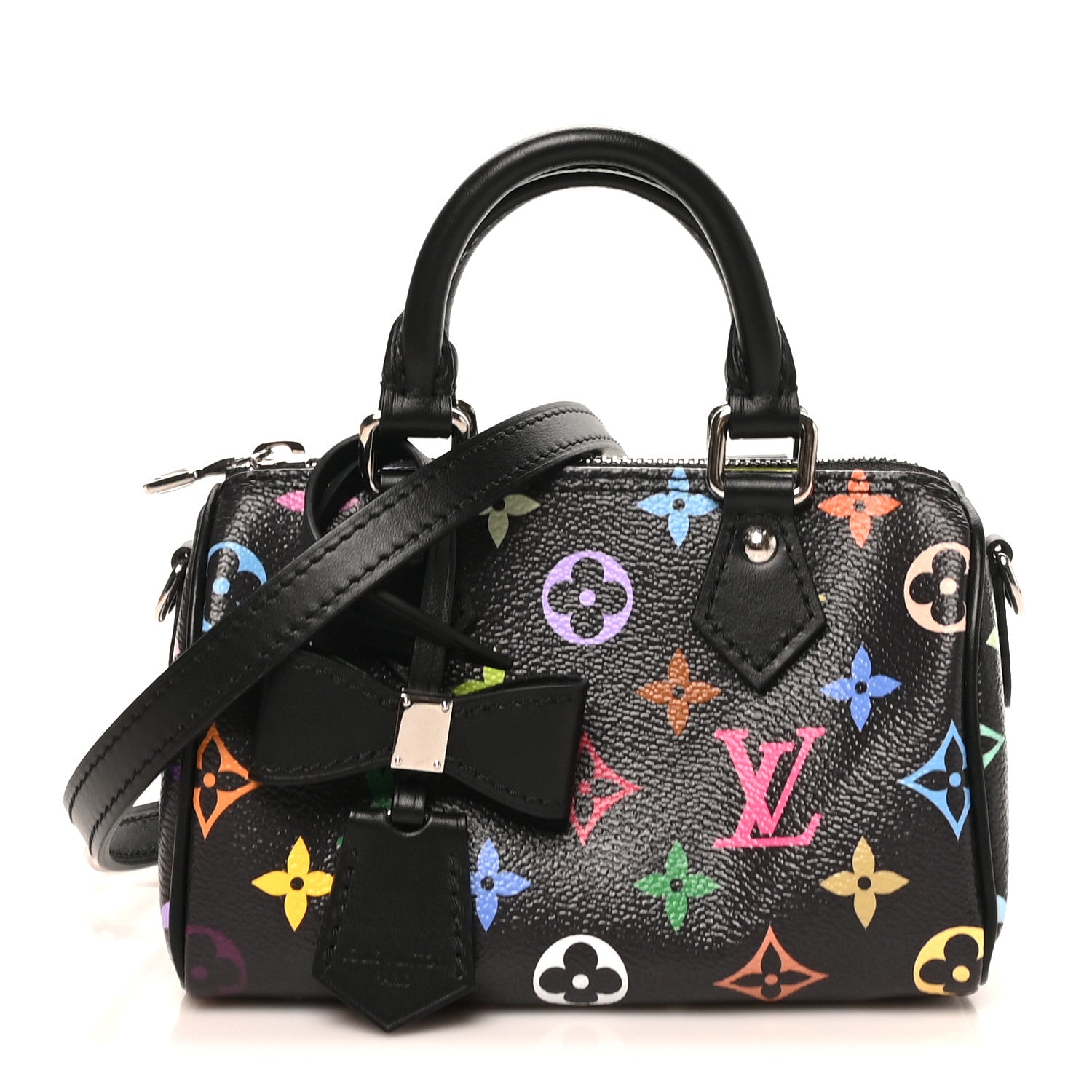 Louis Vuitton LV X TM Monogram Multicolor Nano Speedy Black 1 of 10