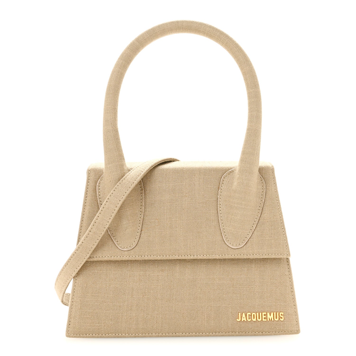 Jacquemus Linen Le Grand Chiquito Light Greige 1 of 9