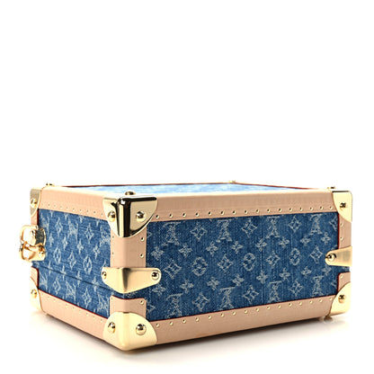 Louis Vuitton Monogram Denim Petite Valise Blue 4 of 10
