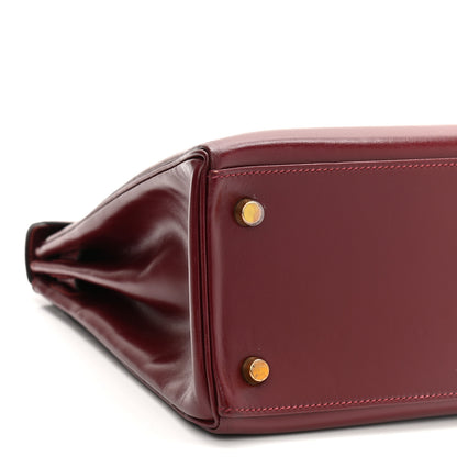 Hermes Box Kelly Retourne 28 Rouge H 9 of 17