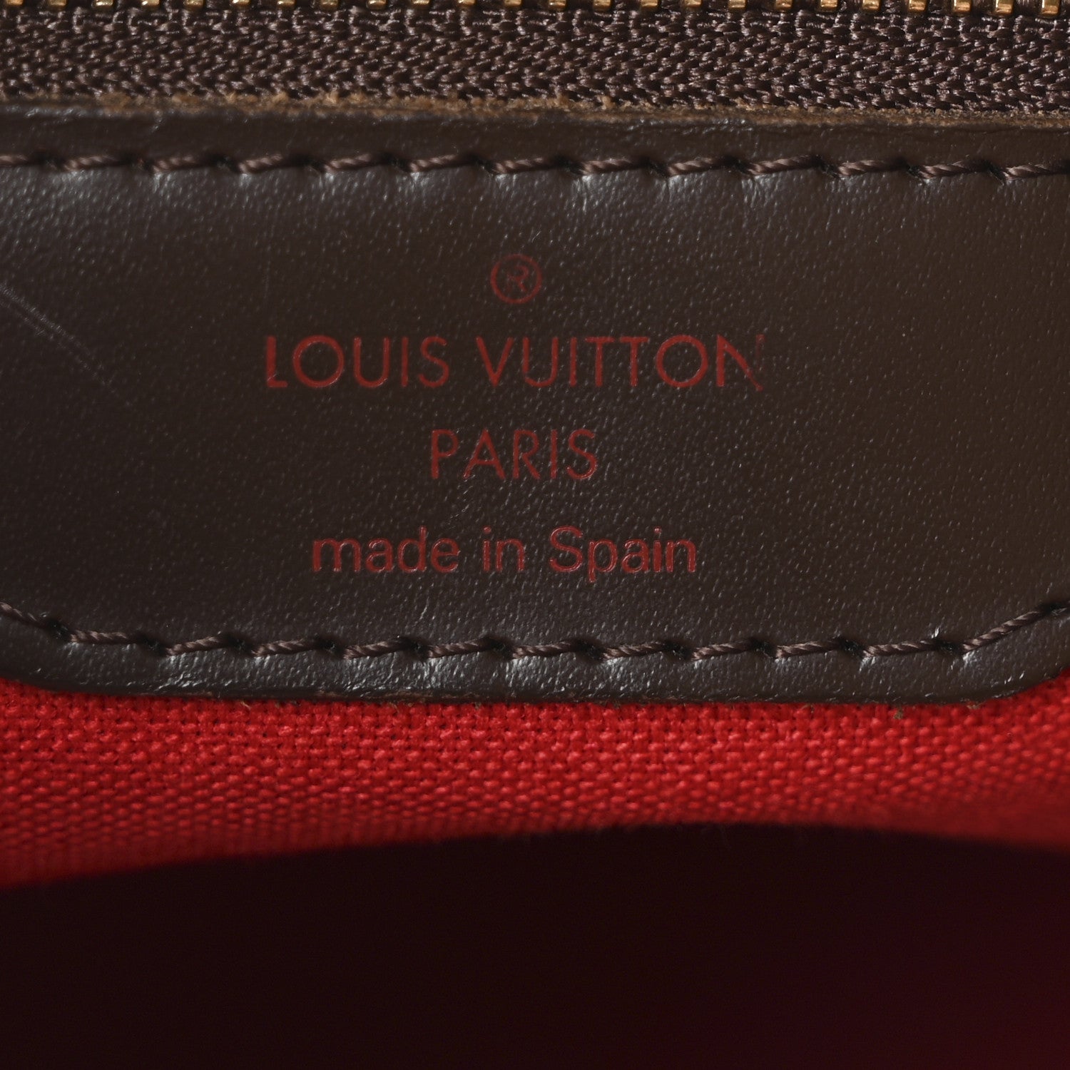 Louis Vuitton Damier Ebene Cabas Rivington 6 of 9
