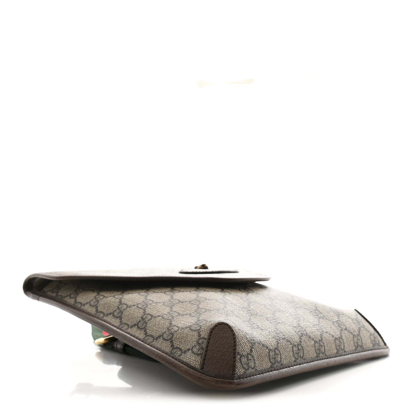 GG Supreme Monogram Web Medium Neo Vintage Flap Messenger Bag Beige New Acero