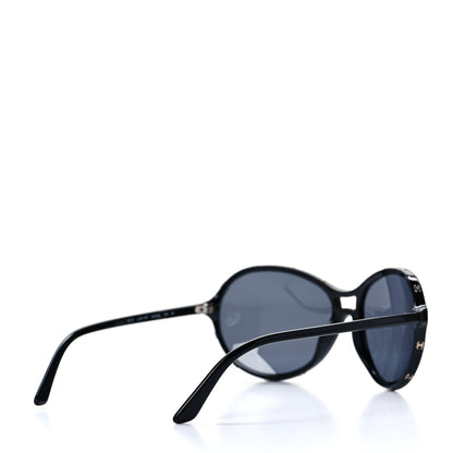 Chanel Acetate Round CC Sunglasses 5117 Black 4 of 6