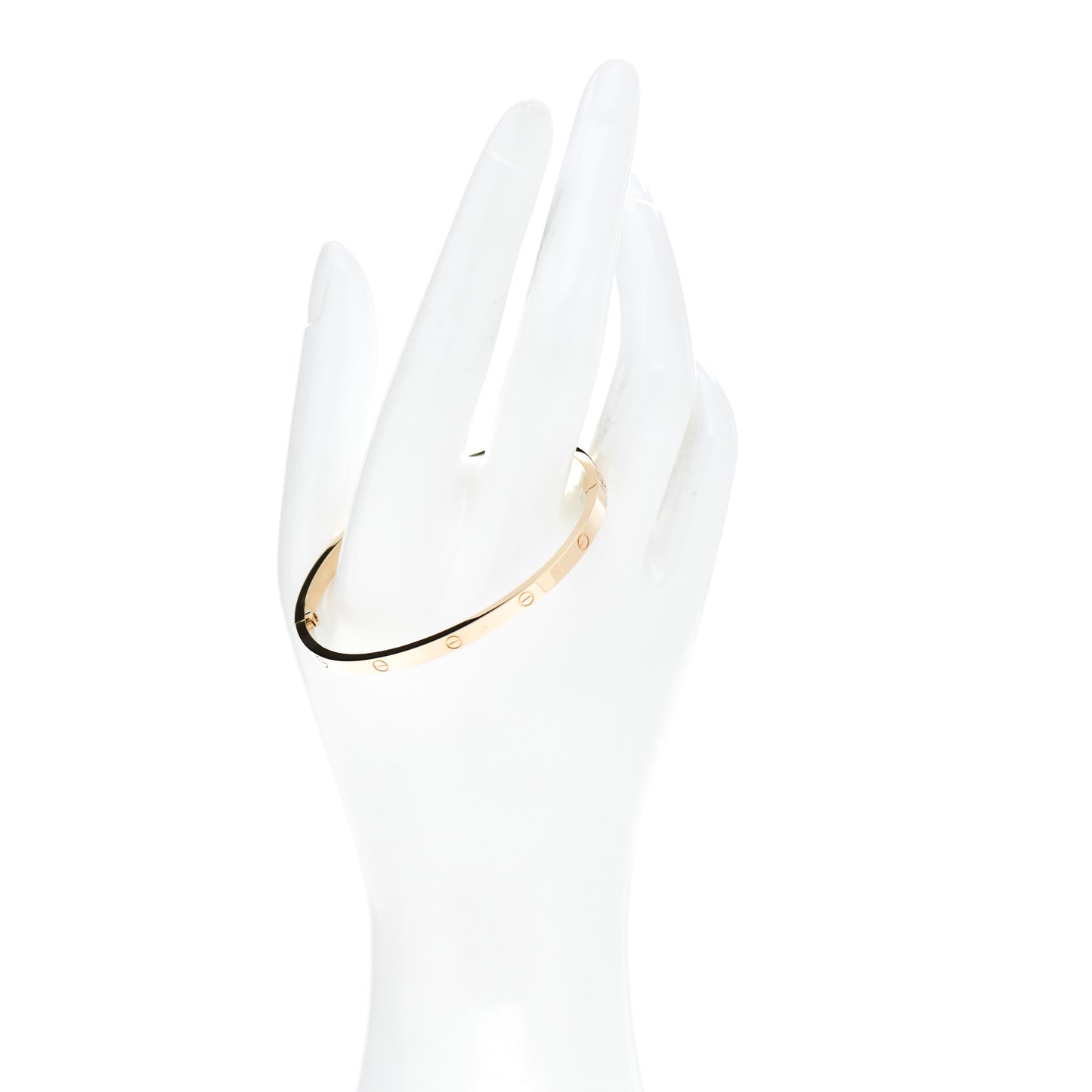 18K Yellow Gold Small LOVE Bracelet 17
