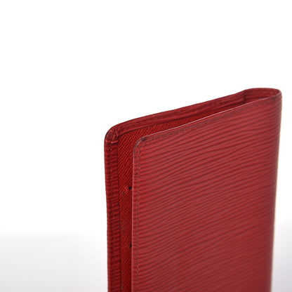Louis Vuitton Epi Checkbook Cover Rouge 7 of 10