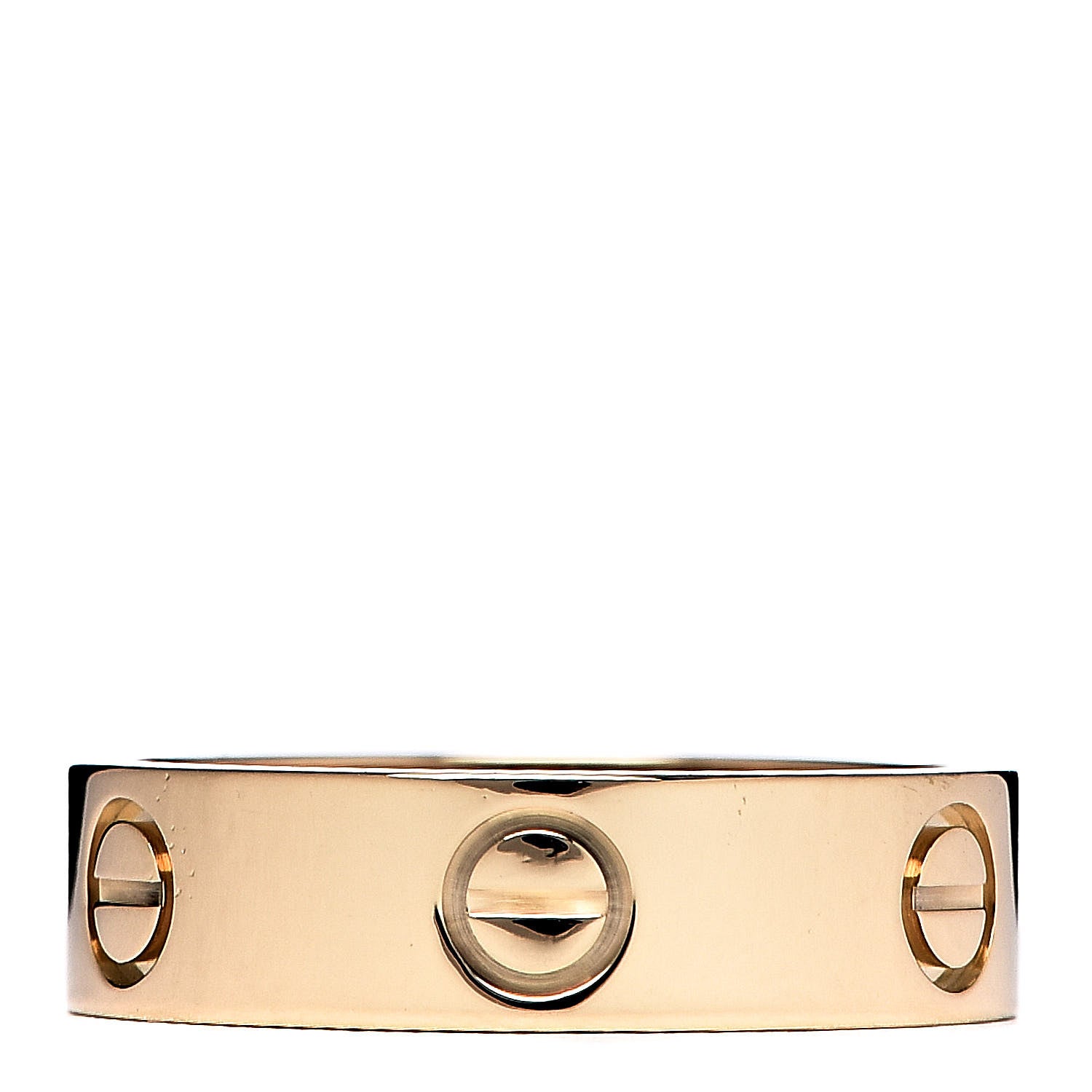 Cartier 18K Yellow Gold 5.5mm LOVE Ring 56 7.5 1 of 5