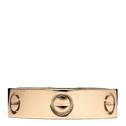 Cartier 18K Yellow Gold 5.5mm LOVE Ring 56 7.5 1 of 5