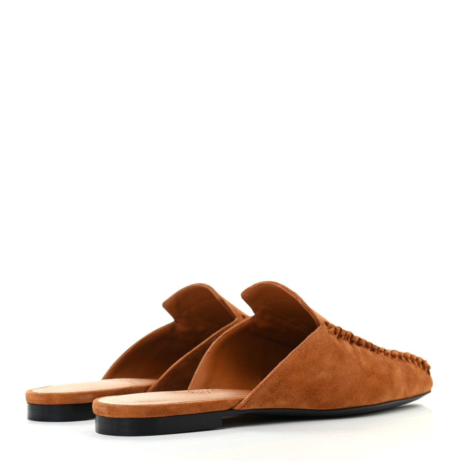 Hermes Suede Goatskin Womens Declic Mule 39.5 4 of 8