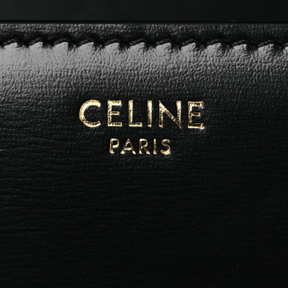 Celine Shiny Calfskin Medium Triomphe Black 8 of 14