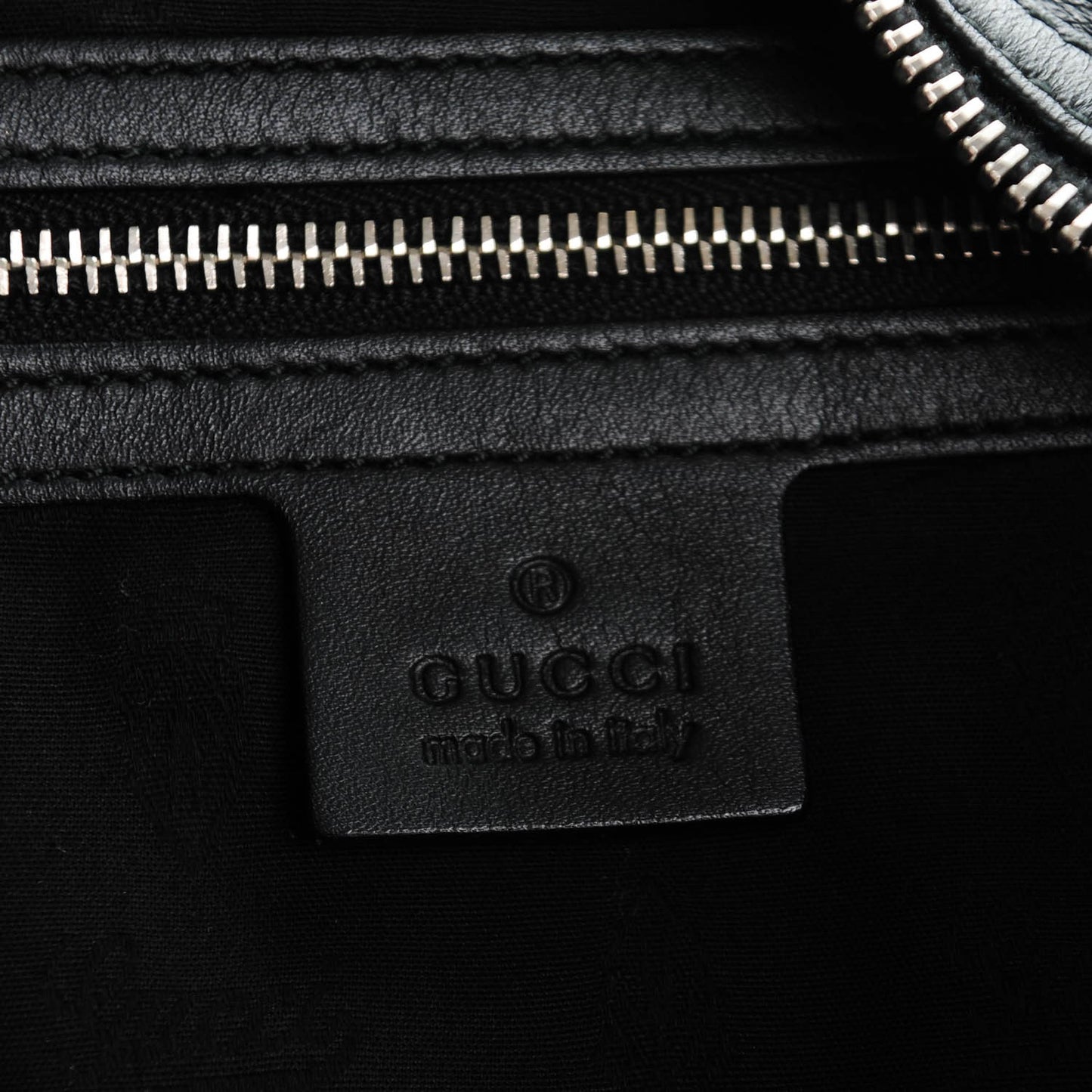 Guccissima Large GG Twins Hobo Black