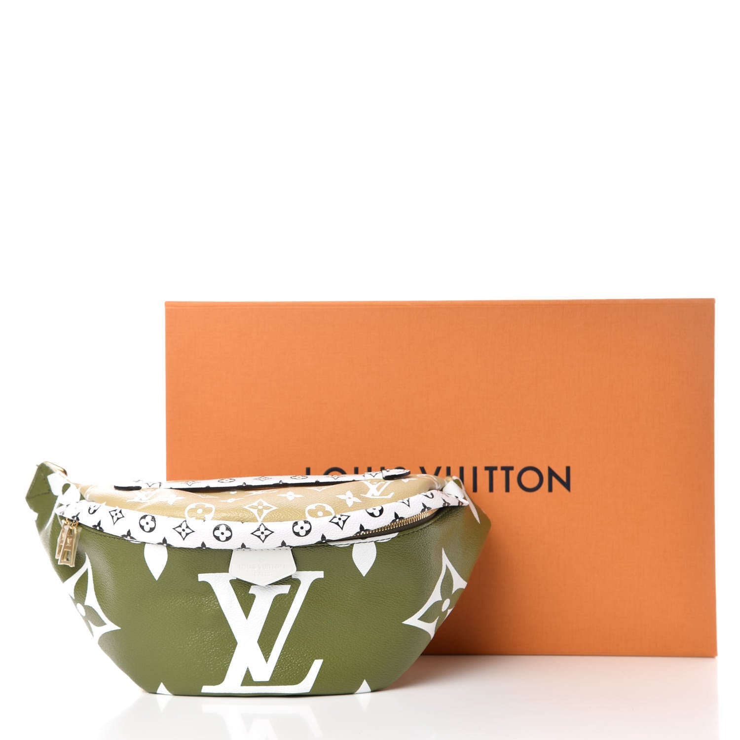 Louis Vuitton Monogram Giant Bumbag Kaki Beige 10 of 10