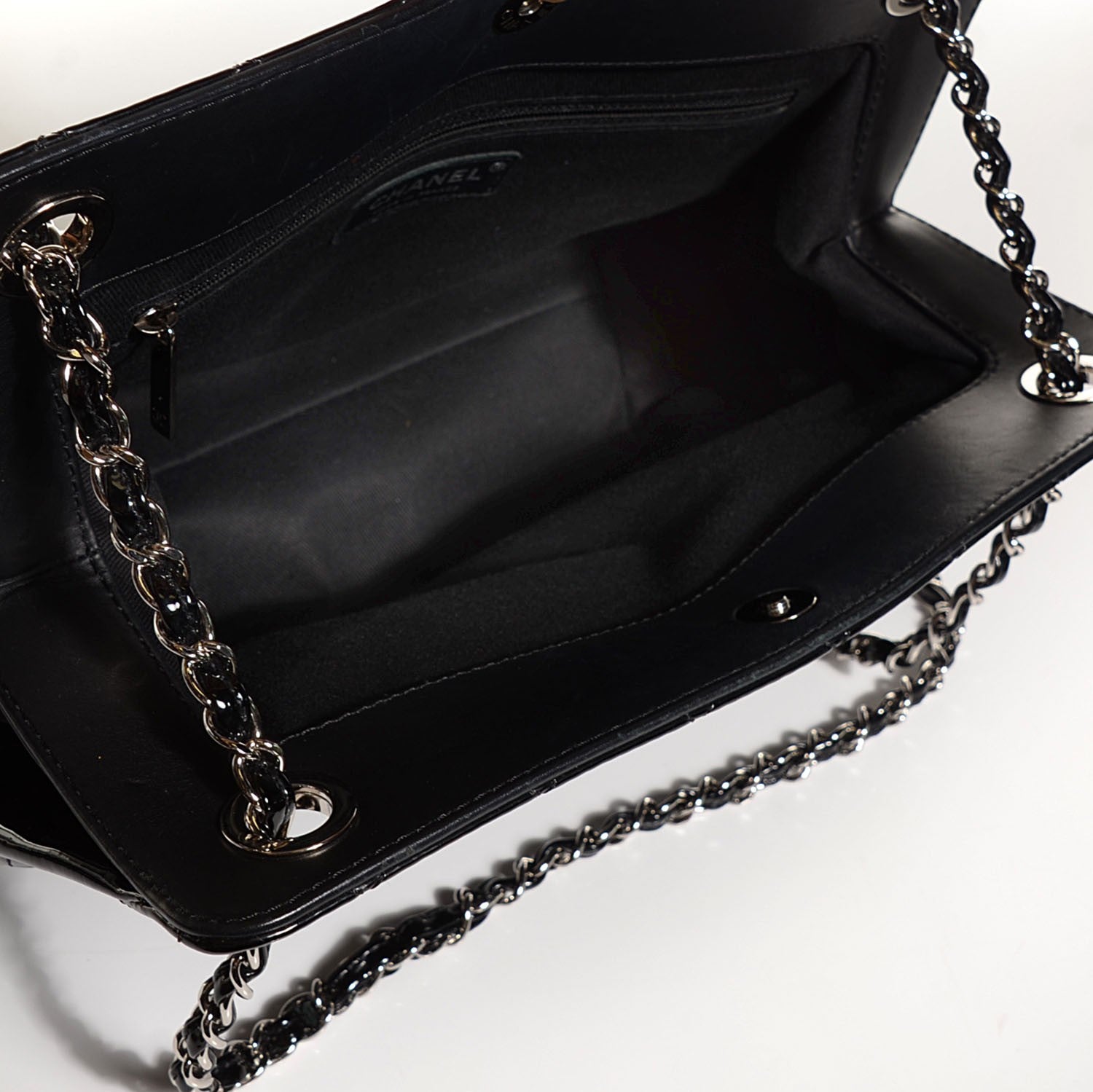 Chanel Patent Quilted Timeless CC Tote 5 of 7