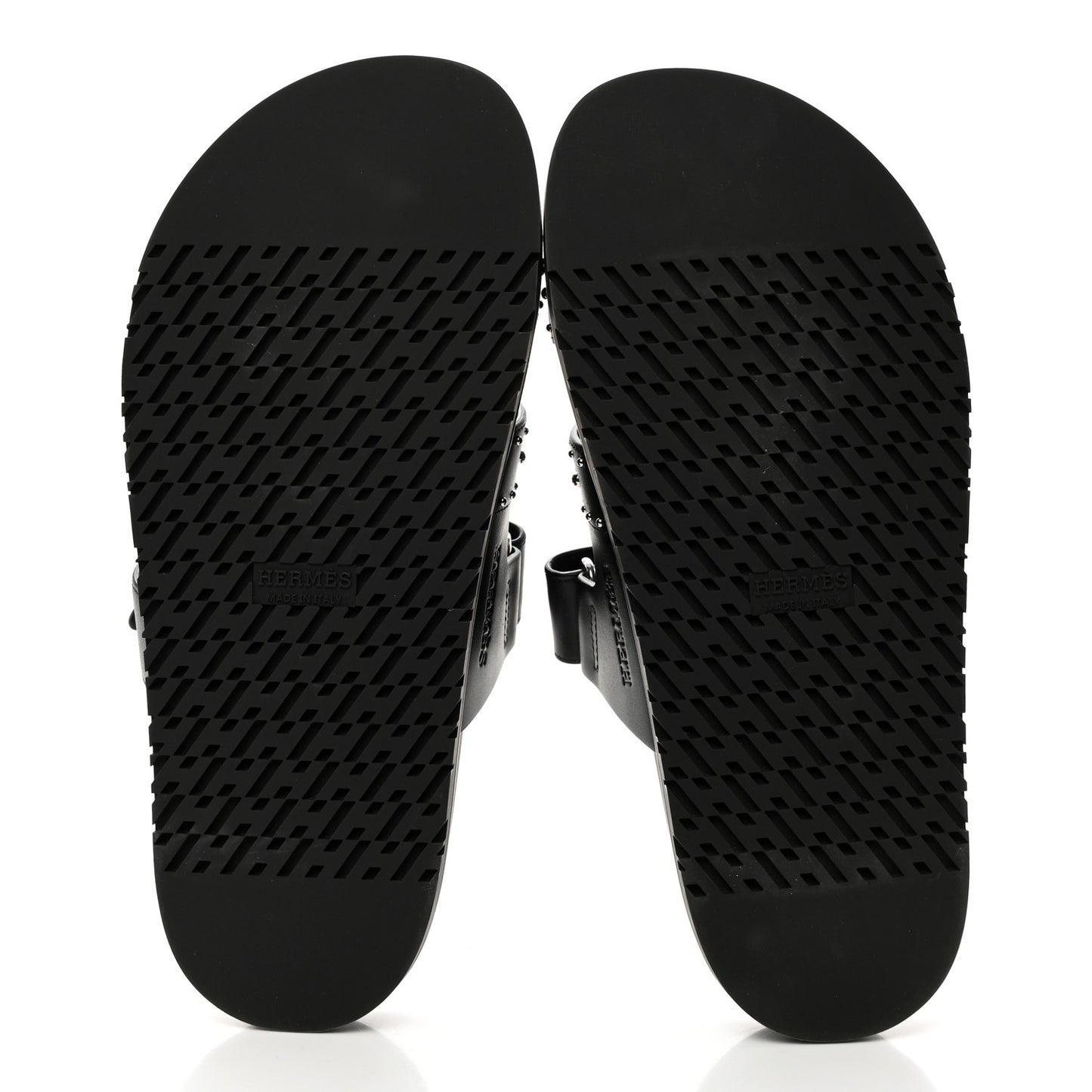 Calfskin Studded Womens Chypre Sandals 38 Black