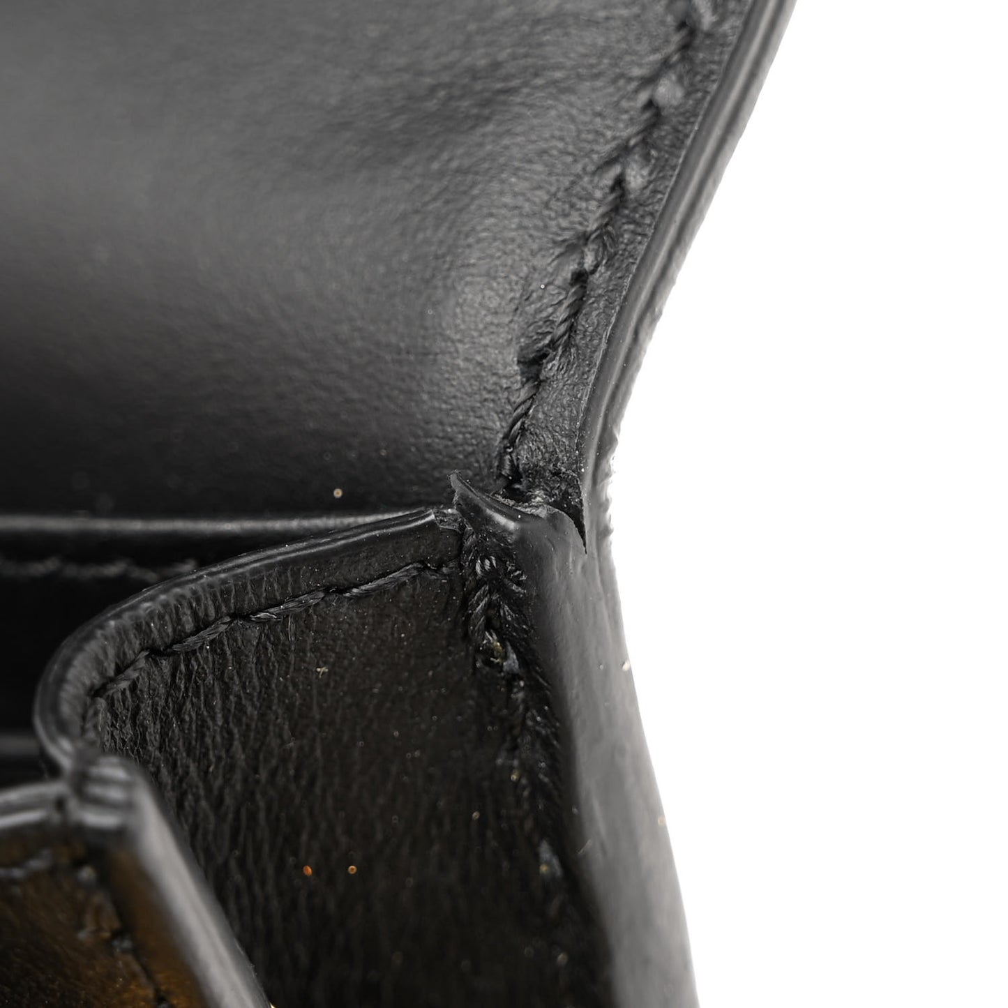 Metallic Calfskin Small Madison Buckle Bag Gold