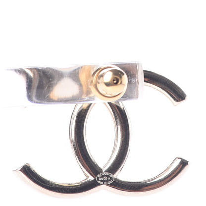 Chanel Baguette Crystal High Society CC Earrings Gold 3 of 4