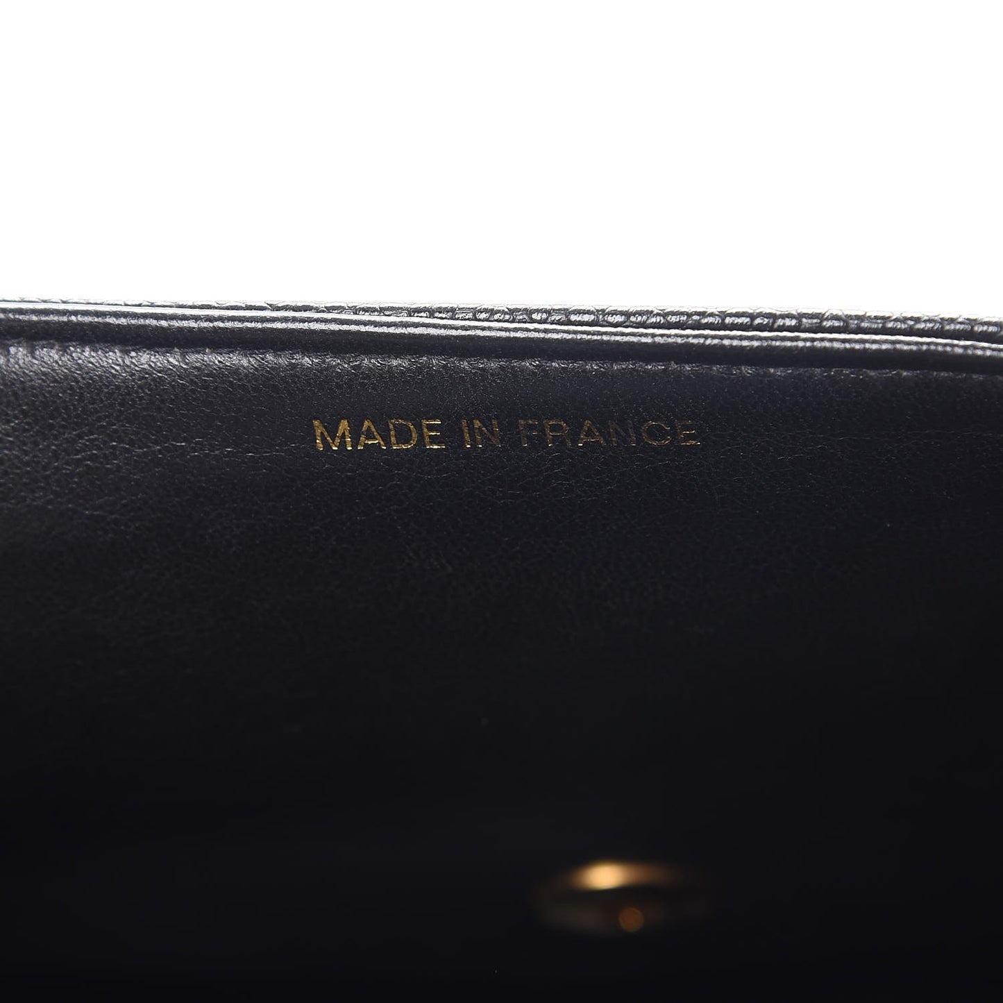 Caviar Horizontal Quilted Jumbo Single Flap Black