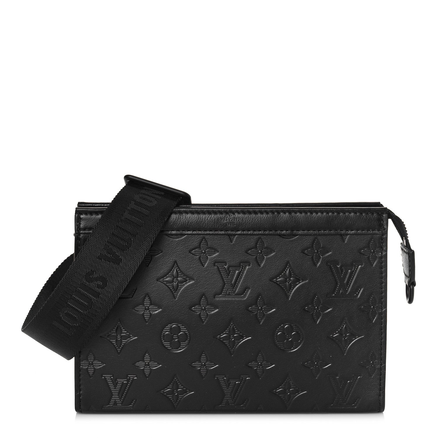 Louis Vuitton Calfskin Monogram Shadow Gaston Wearable Wallet 2 of 9