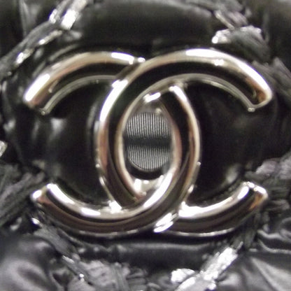 Chanel Nylon Quilted Tweed on Stitch Tote Black 12 of 13