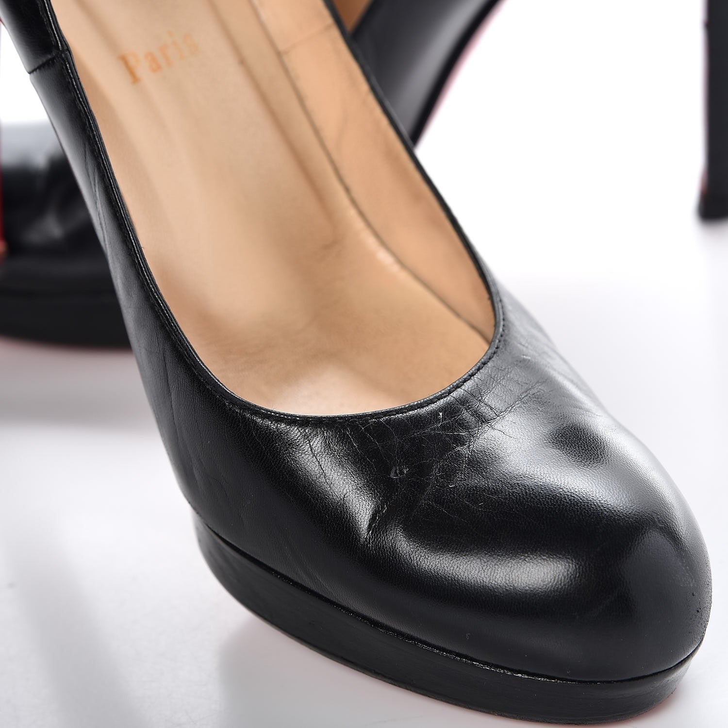 Christian Louboutin Calfskin Bruges 120 Pumps 38.5 Black 19 of 24