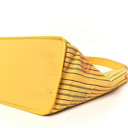 Louis Vuitton Monogram Stamped Inside Out NYC Neverfull Bandouliere GM Yellow 13 of 14