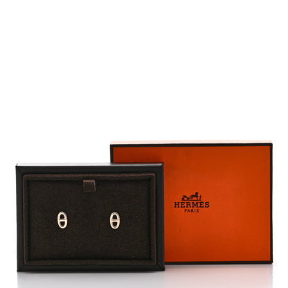 Hermes 18K Rose Gold TPM Farandole Stud Earrings 5 of 5