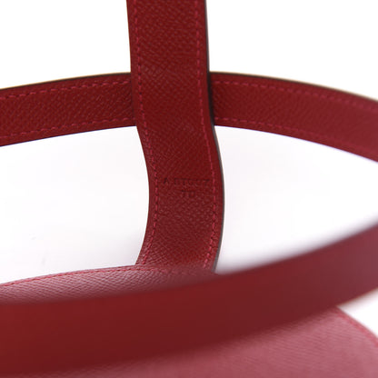 Hermes Epsom Silk Musardine Bag Rouge Casaque 9 of 12