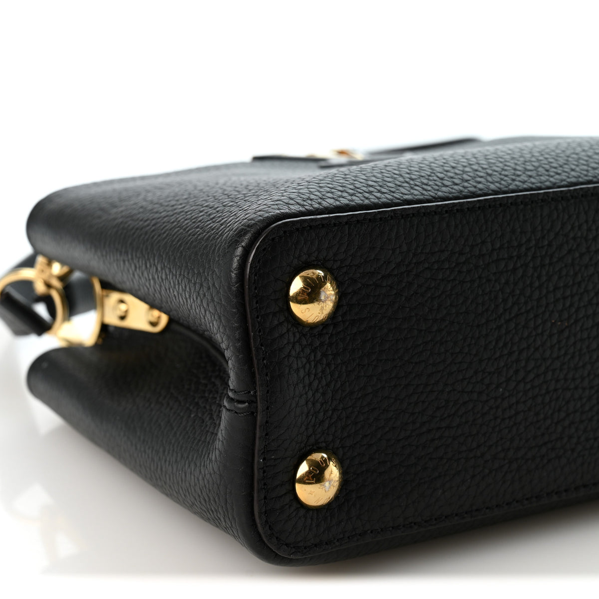 Louis Vuitton Taurillon Capucines BB Black 8 of 9
