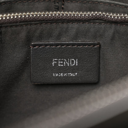 Fendi Vitello Dolce 4 Color Medium By The Way Boston Bag Carbone Grigio Polvere Multicolor 8 of 15