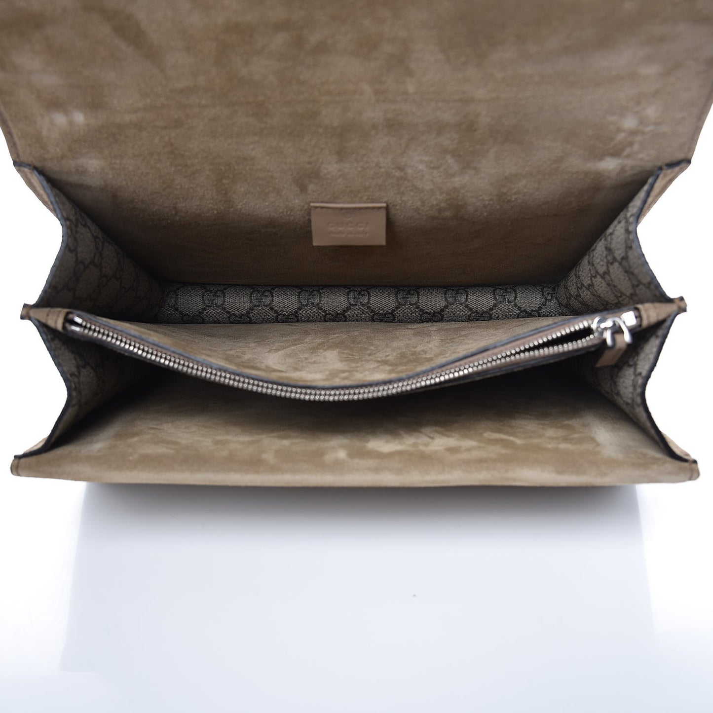 GG Supreme Monogram Medium Dionysus Shoulder Bag Taupe
