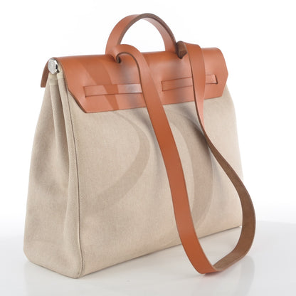 Hermes Toile Vache Hunter Herbag 39 MM Natural 5 of 21