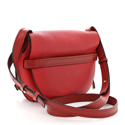 Loewe Grained Calfskin Small Gate Crossbody Bag Scarlet Burnt Red 2 of 10
