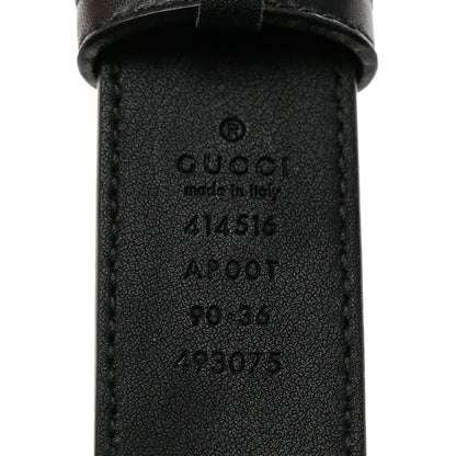 Gucci Calfskin Double G 30mm Belt 90 36 Black 3 of 5