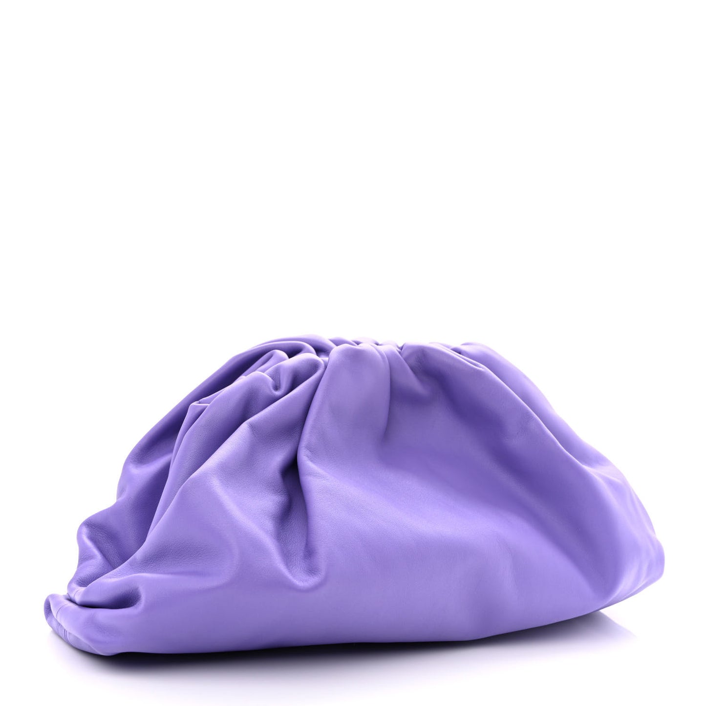 Smooth Butter Calf The Pouch Oversized Clutch Purple