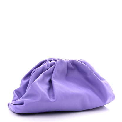Bottega Veneta Smooth Butter Calf The Pouch Oversized Clutch Purple 3 of 10