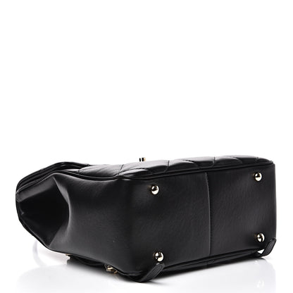 Chanel Lambskin Quilted Chain Backpack Black 3 of 11
