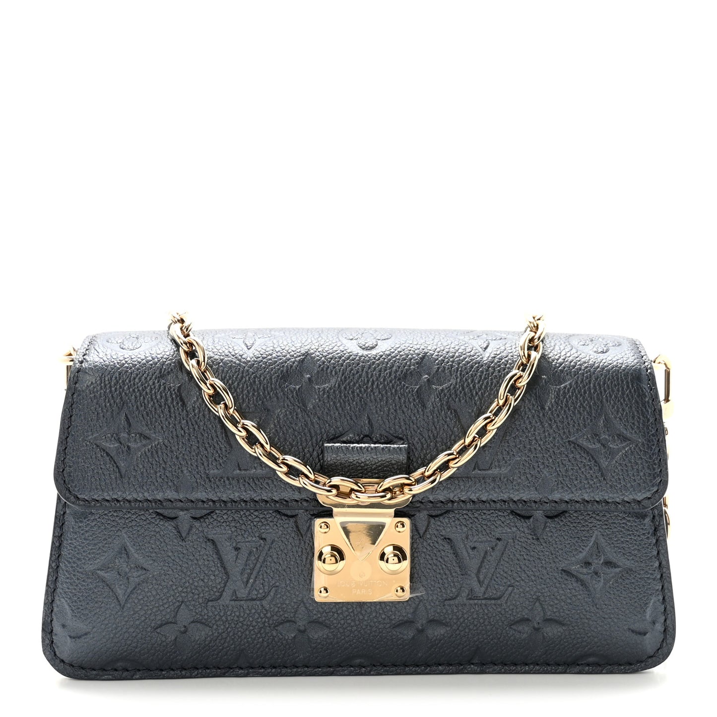 Metallic Empreinte Metis Wallet On Chain Navy Nacre