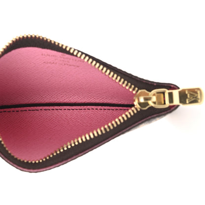 Louis Vuitton Monogram 2022 Christmas Animation Paris Key Pouch Pink 5 of 8