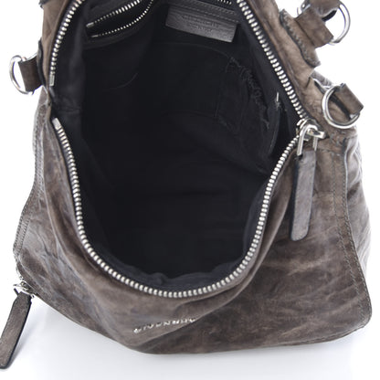 Givenchy Tumbled Sheepskin Medium Pandora Charcoal 5 of 14
