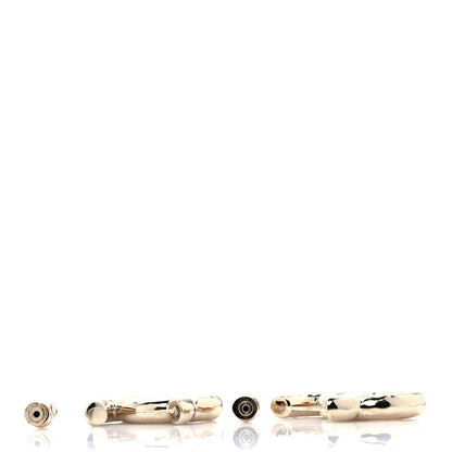 Chanel Metal Large CC Earrings Light Gold 5 of 5