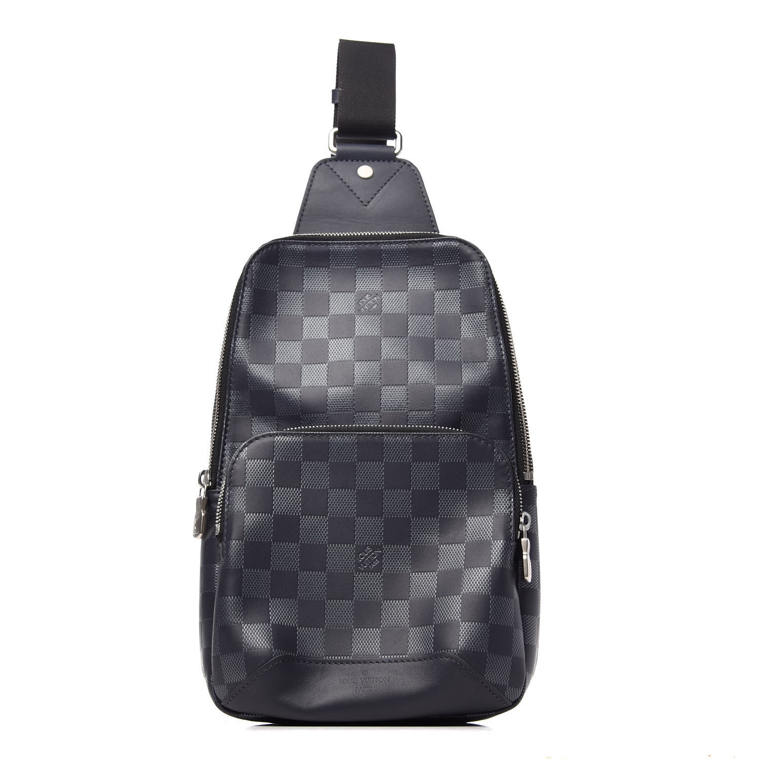 Louis Vuitton Damier Infini Avenue Sling Bag Astral Silver 1 of 8