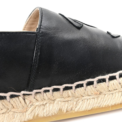 Chanel Lambskin CC Espadrilles 36 Black 11 of 11